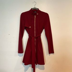 Maroon long jacket